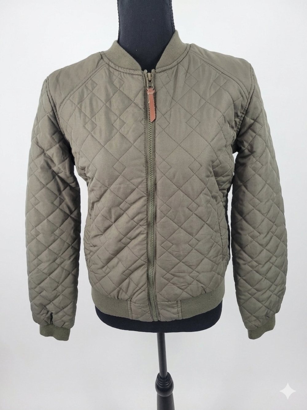 Ashley By 26 International Olive Green Outerwear Jacket